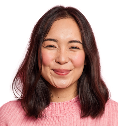 Asian woman smiling